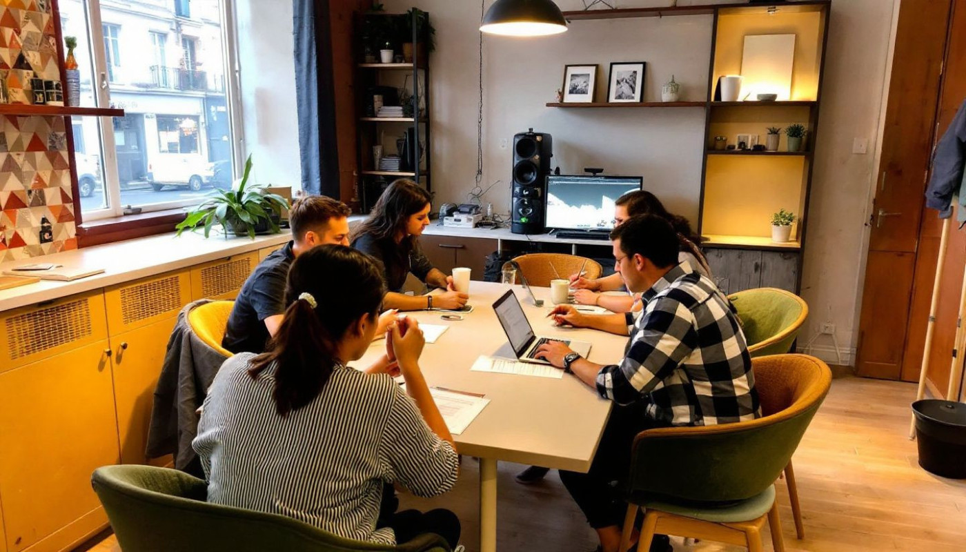 Création de réseaux professionnels dans un environnement partagé